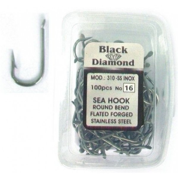 Παραγαδιού κοντόλαιμο Blister 100 τεμ.315-SS INOX Black Diamond 