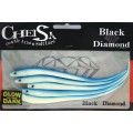 180 mm, φακ. 5 τεμ. CHEISA JIG LUMINOUS Black Diamond