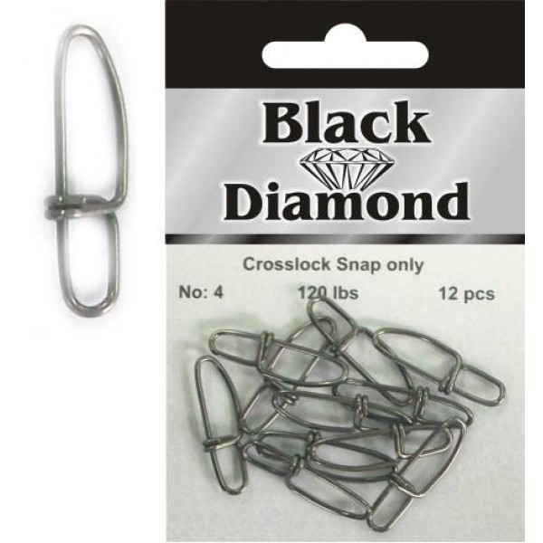 Μαύρο, Γρόσα 12Χ12 CROSSLOCK Black Diamond